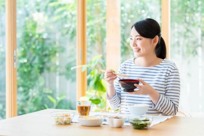 栄養バランスの取れた食事